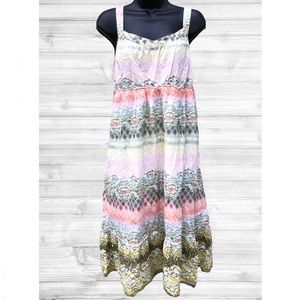 Sonoma | Pastel Maxi Dress | Size XL